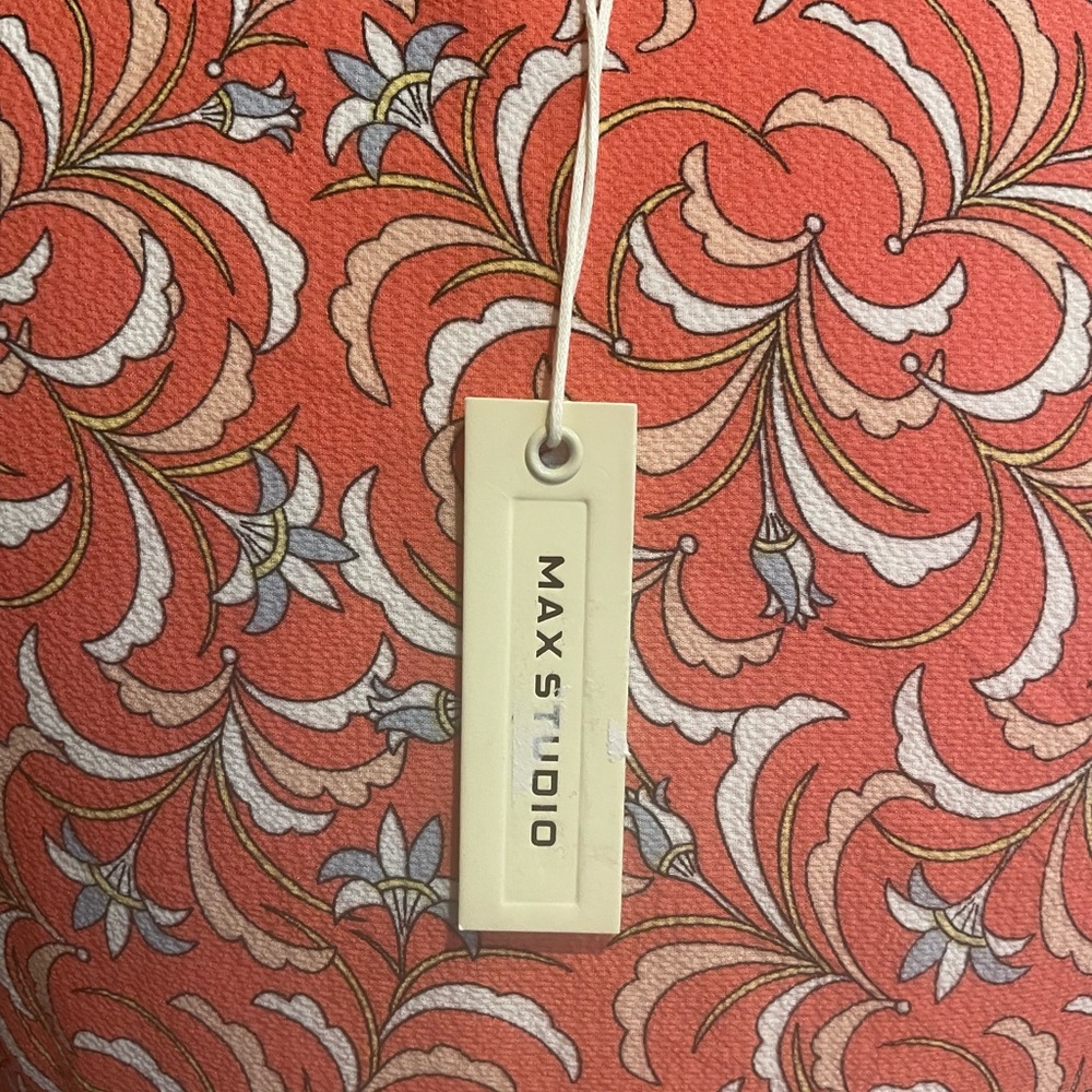 New Max Studio floral wrap dress, sz M - Picture 7 of 8